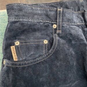 Skotts washable, suede leather pants